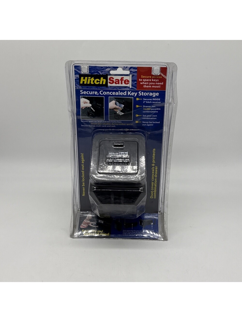 HitchSafe Key Vault Hidden Storage Lock Box HS7000 (NEW)